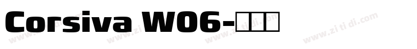 Corsiva W06字体转换